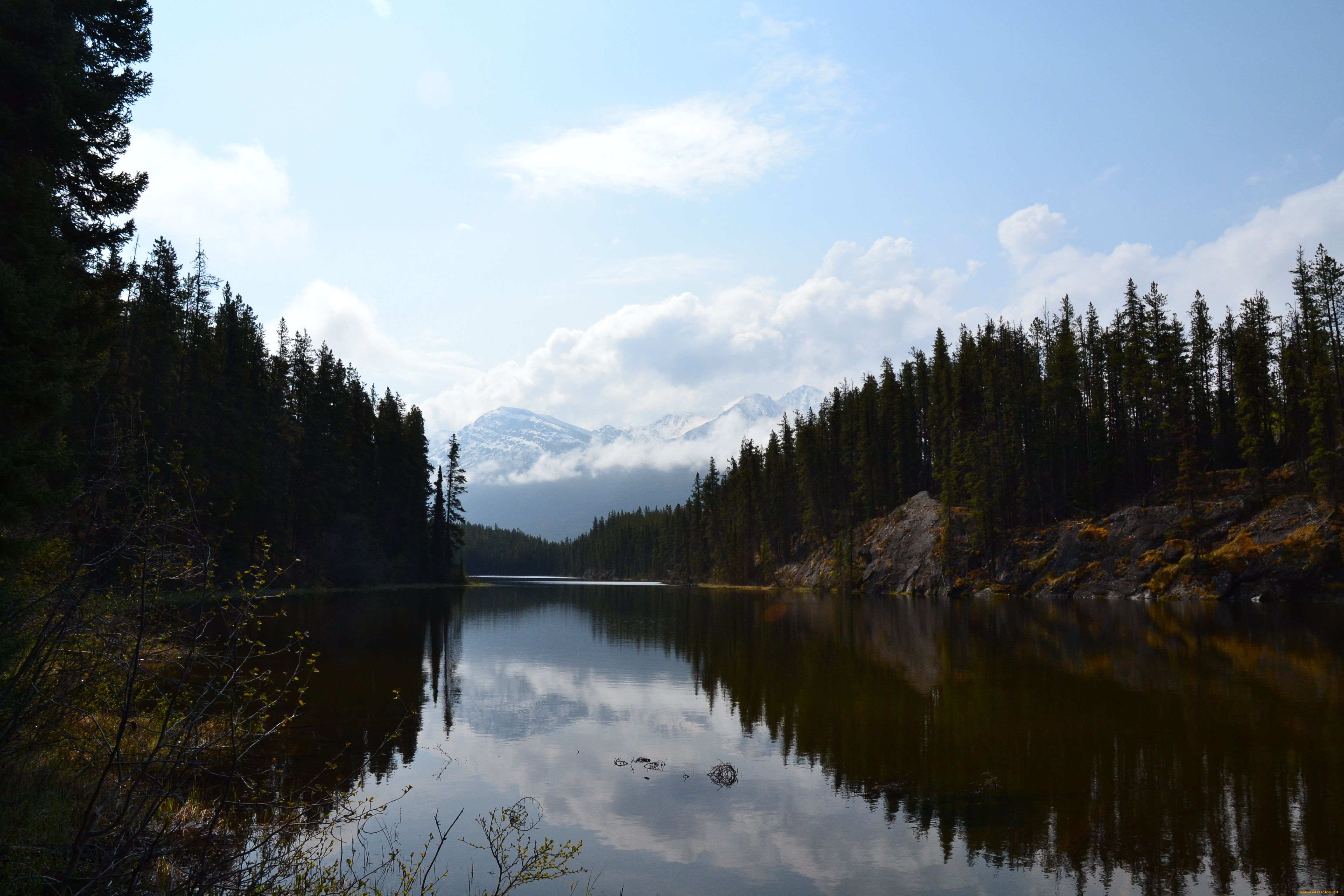 virl, lake, jasper, national, park, , , , , 